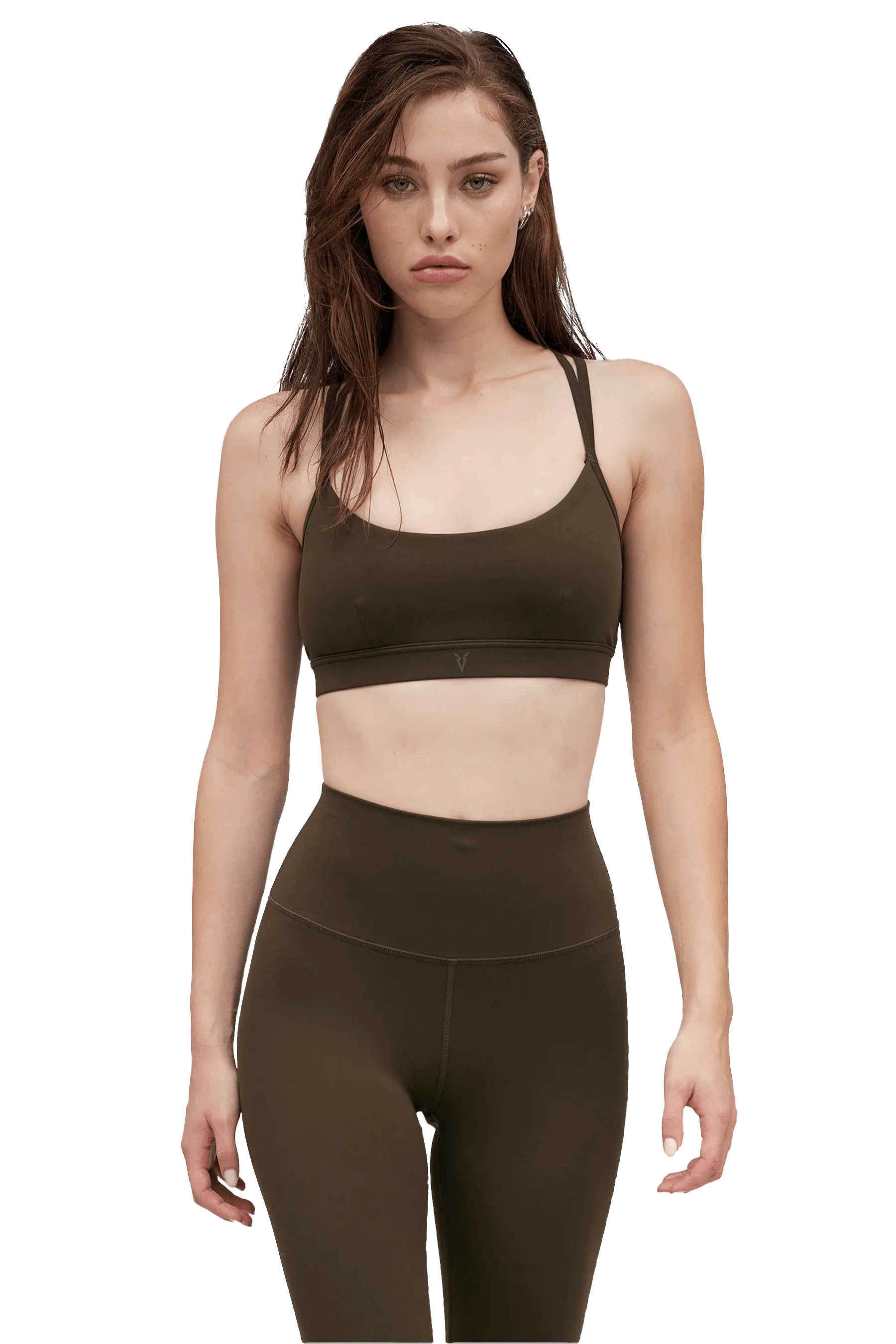 windproof SPORTS BRA STRAPPY - Khaki