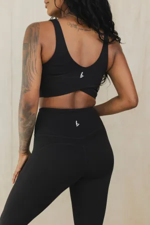 Double stitching Wrap Back Bra