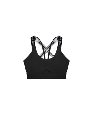 Ribbed Cuffs Durable Comfort [CORE] Pace Sportsbra - Black