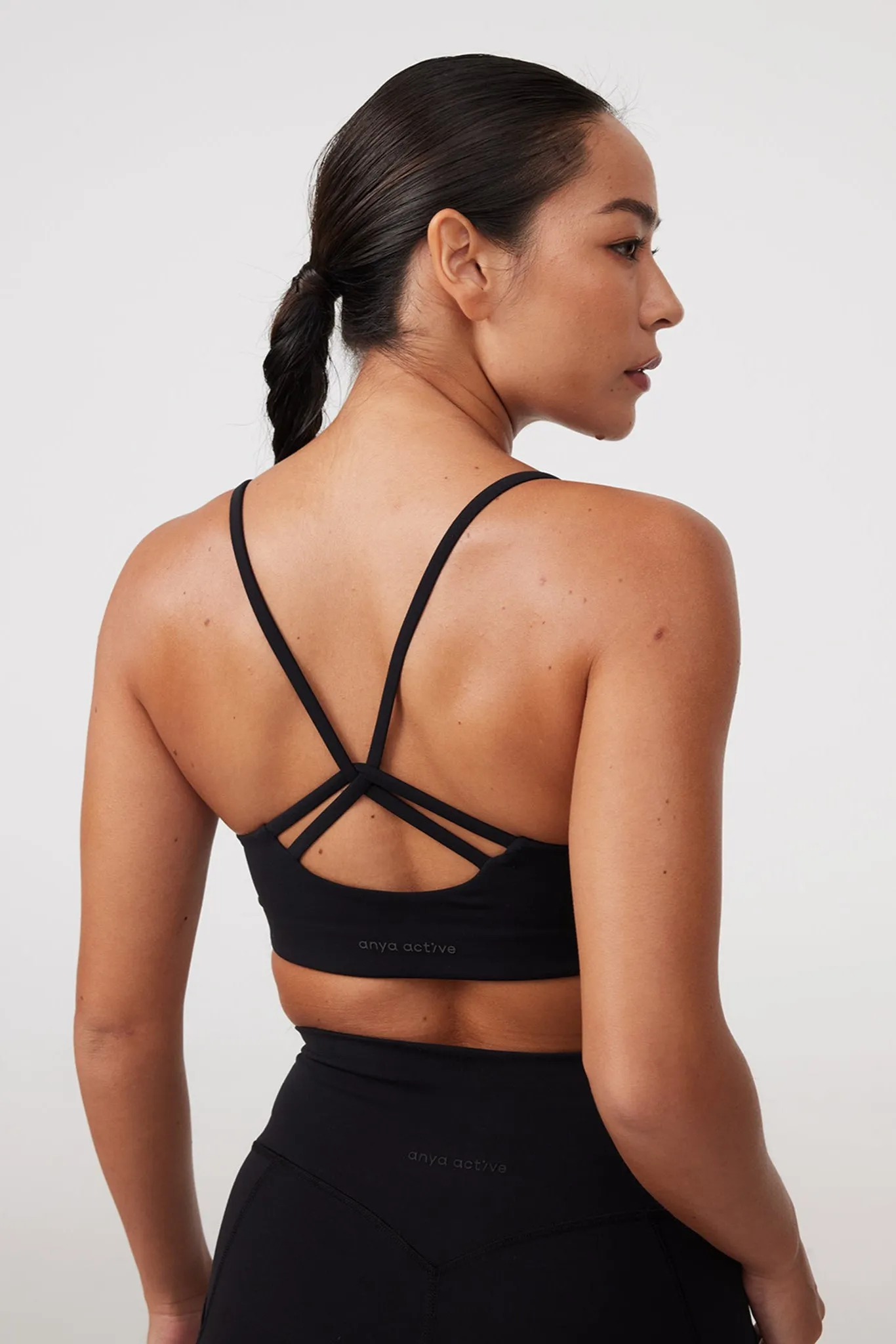 Wispy Bra in Black Sesame Solid