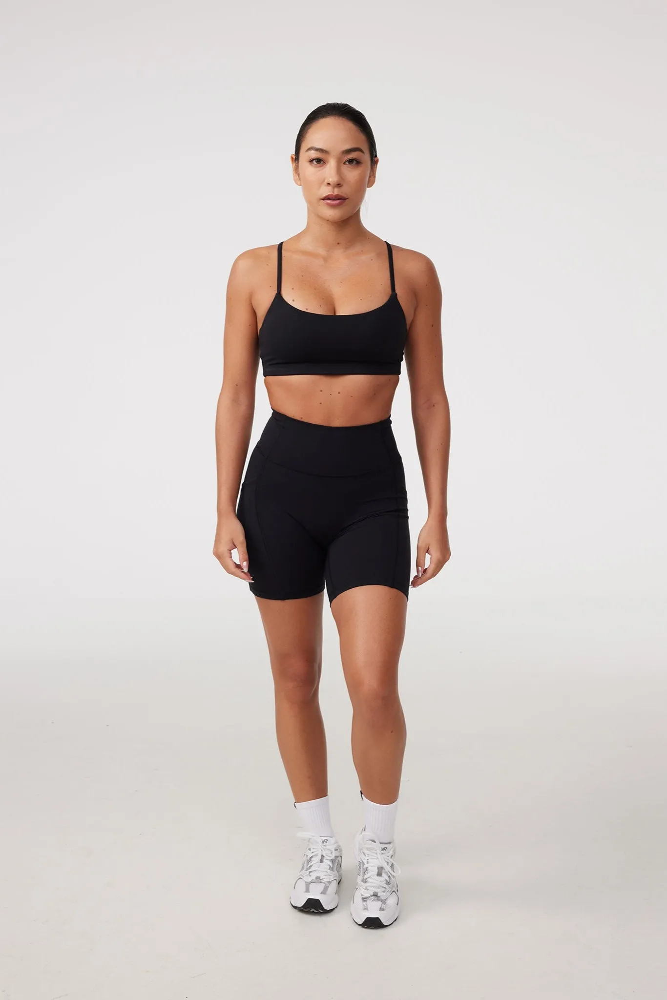 Wispy Bra in Black Sesame Crease-resistant seams