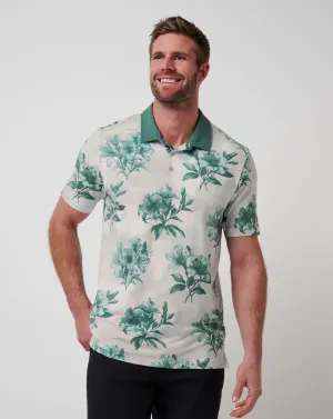 Sweat Resistant Lining Weekend Vibes Featherweight Magnolia Polo