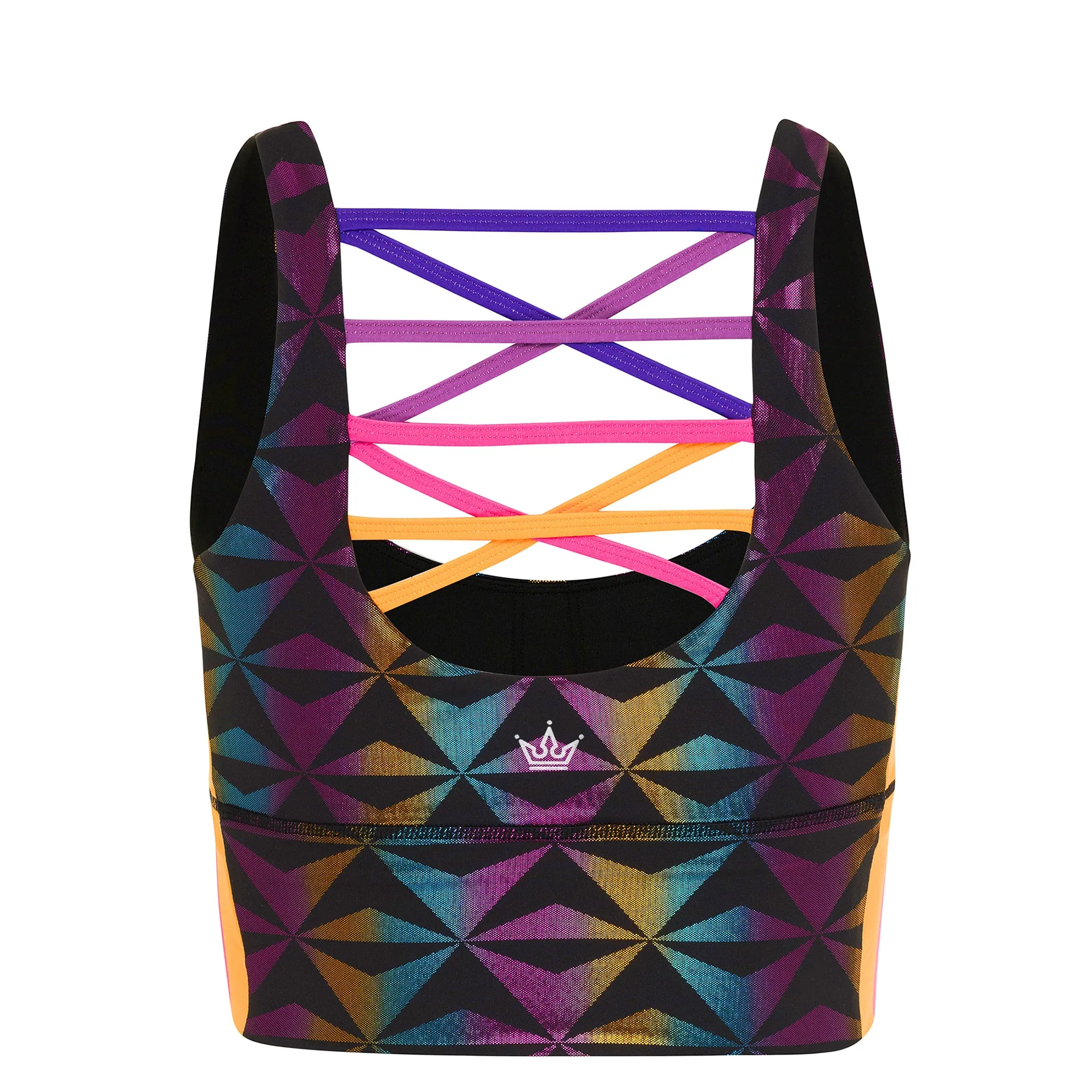 Geodesic Night Long Sports Bra Sleeveless seams mix and match