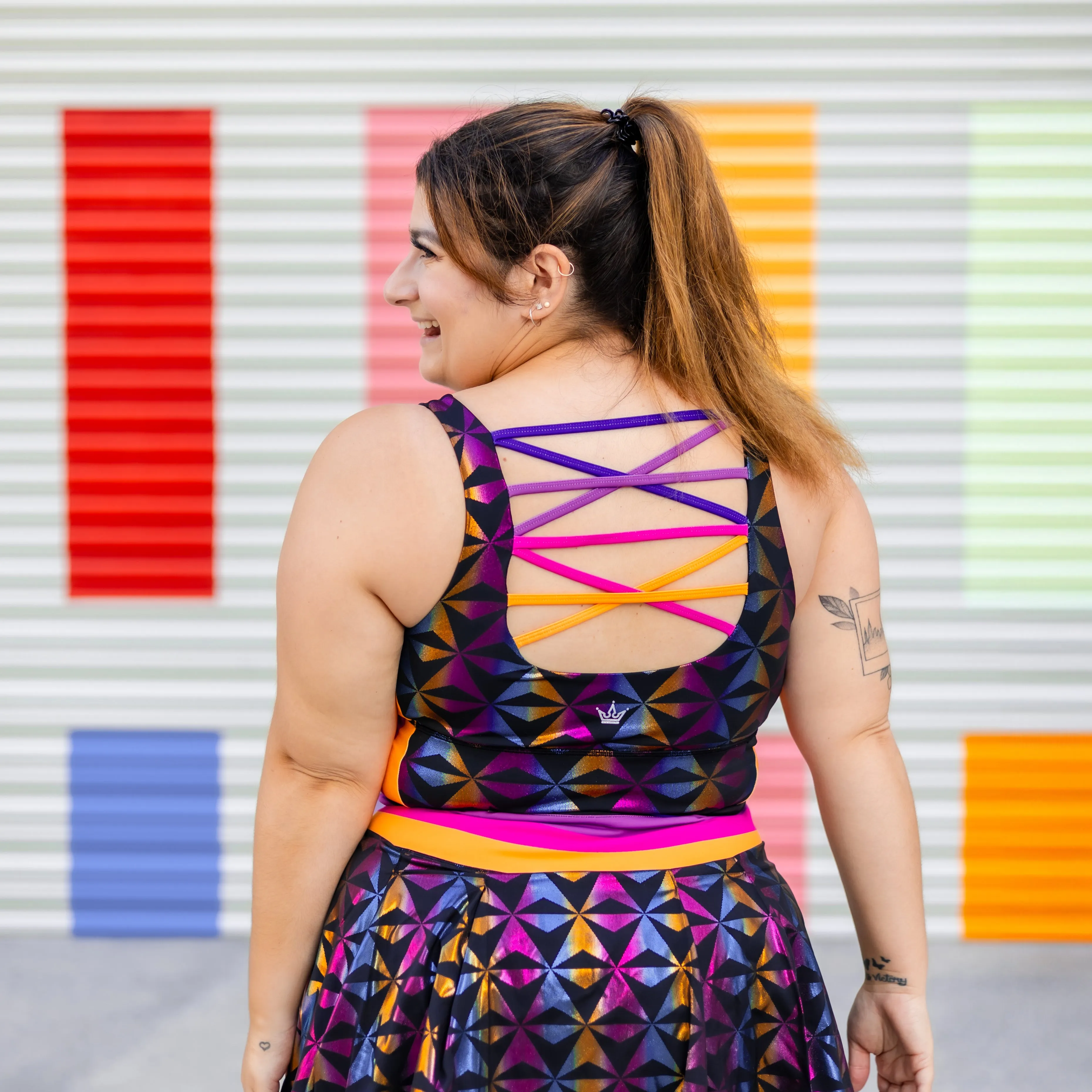 Geodesic Night Long Sports Bra Lightweight Soft Padding