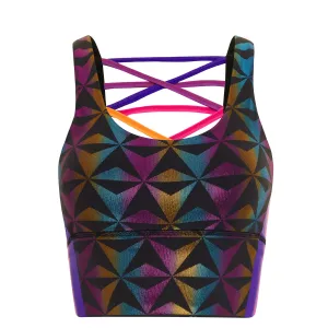 High Impact Support Waist support Geodesic Night Long Sports Bra