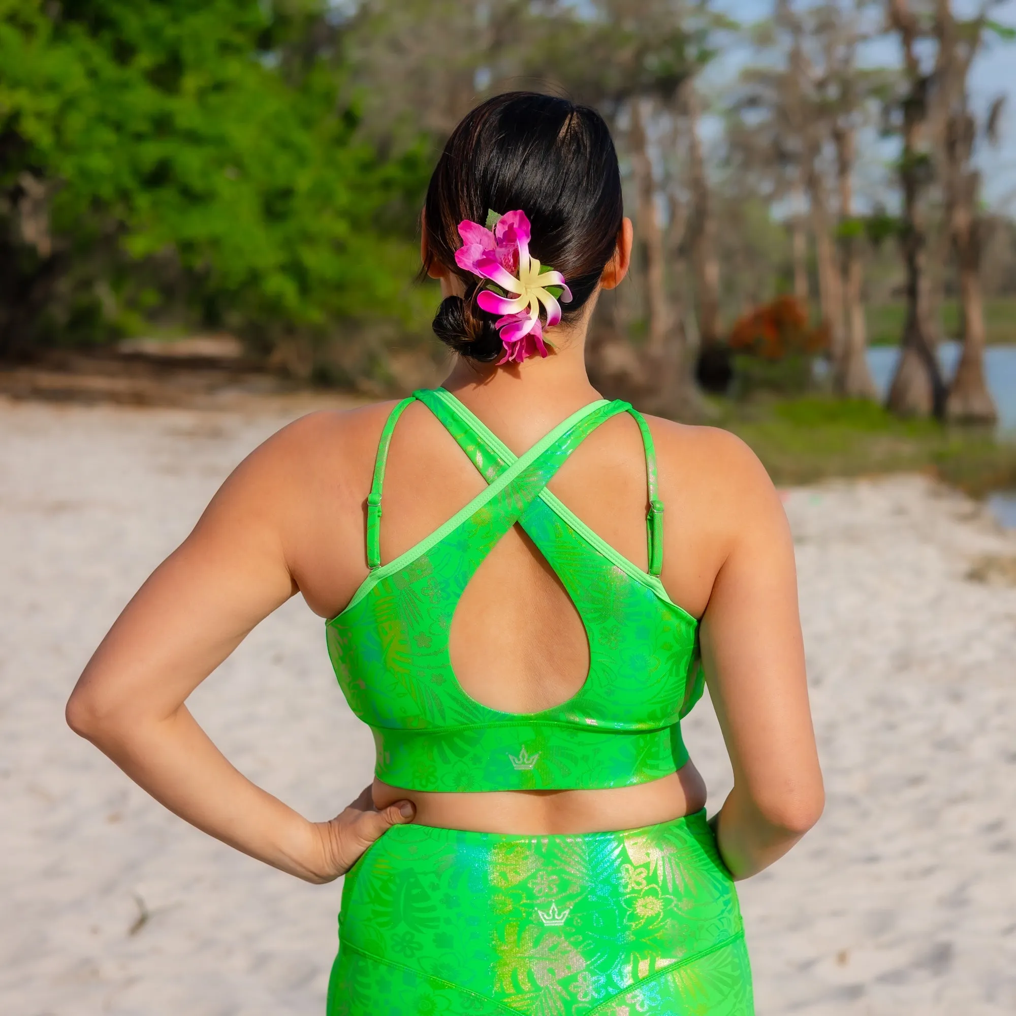 Island Heart Sports Bra Sustainable