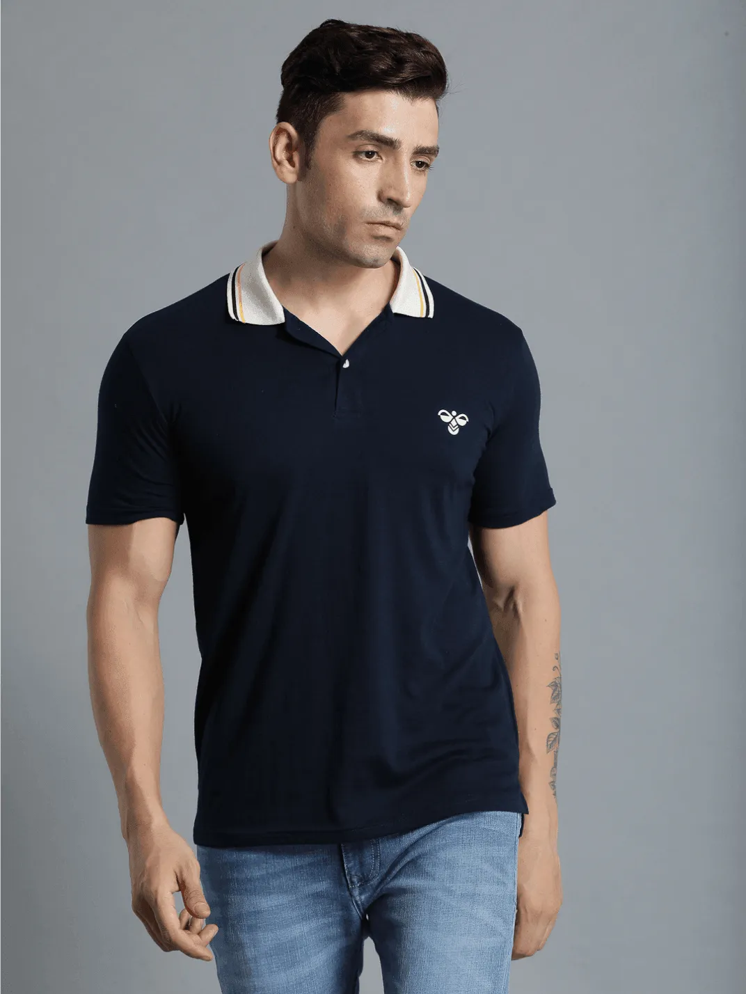 Stretchable Waistband Retro cool Marco Cotton Poly Polo T-Shirt