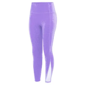 Flexible Compression Subtle Detail Arabian Nights Princess Leggings - Purple