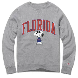 Reinforced Seams Peanuts x Florida Joe College Crewneck Sweatshirt