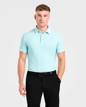 Business Meeting Precision Texture Polo - Summer Blue