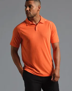 Subtle ToneOnTone Stitching Sport Tech Polo
