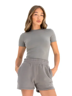 Thermoregulating Fabric Lucia Baby Tee - Neutral Grey
