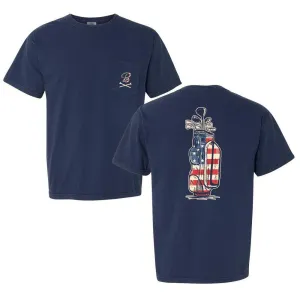 Versatile Comfort Barstool Golf USA Pocket Tee