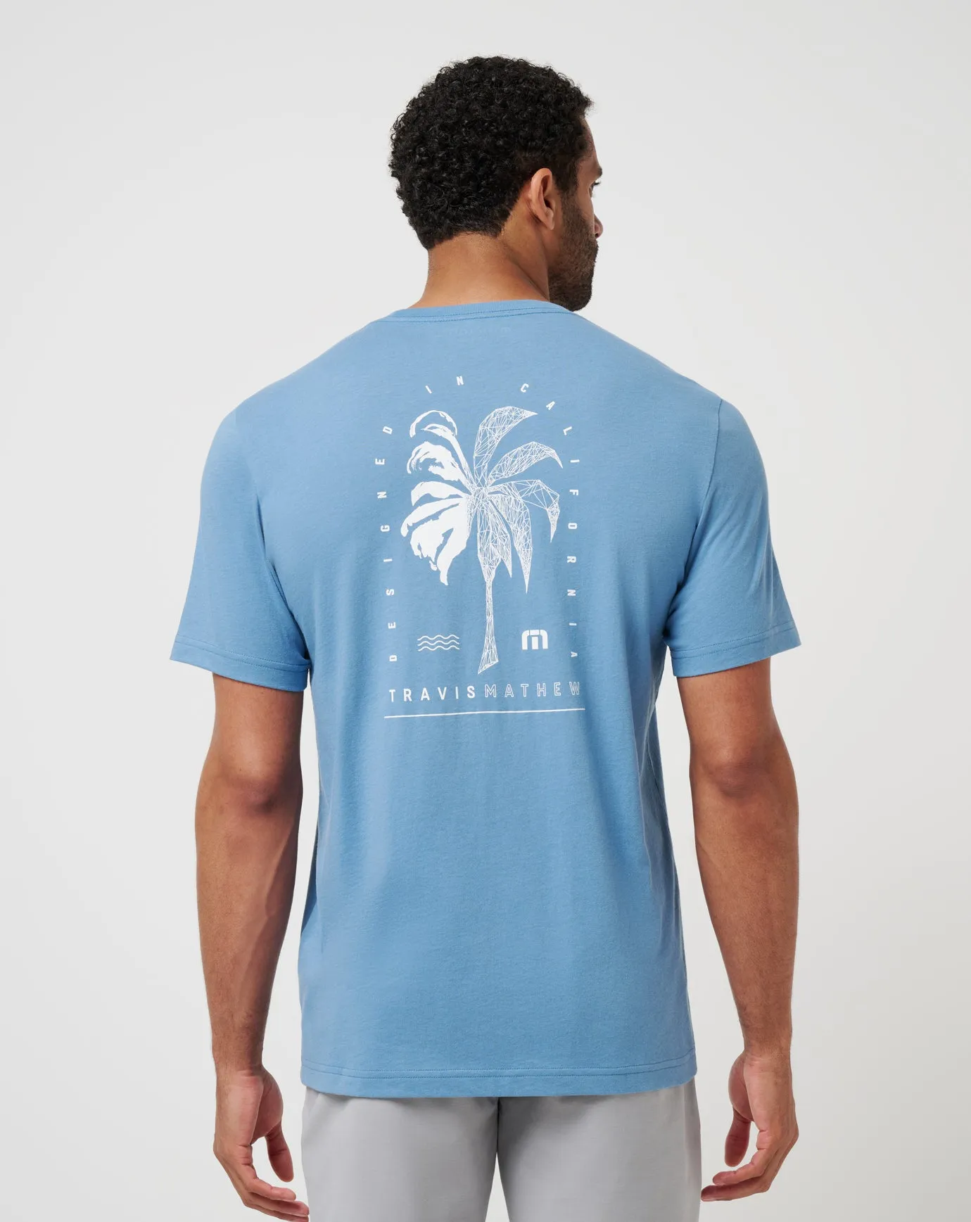 Palm Grass Tee Double Stitched Hem Timeless casual wear
