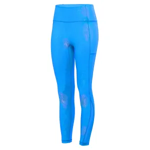 Winter Sports Rib Knit Beauty Sleep Princess Leggings - Blue