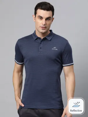 Alcis Men Polo Collar Anti Static Slim Fit T-shirt Golf Tournament
