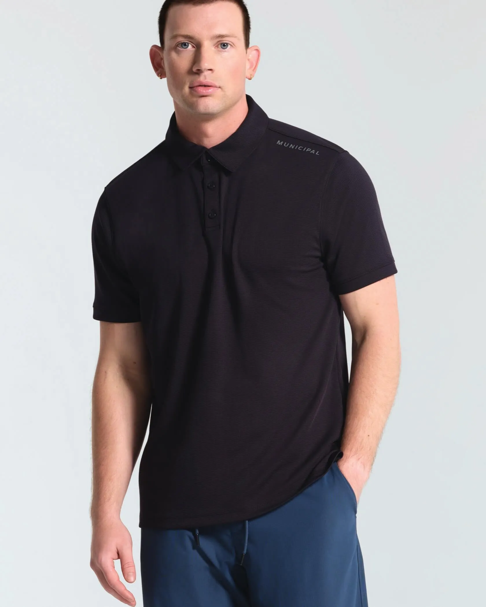 Sportcross Golf Core Polo Breathable Airflow Channels YarnDyed Construction