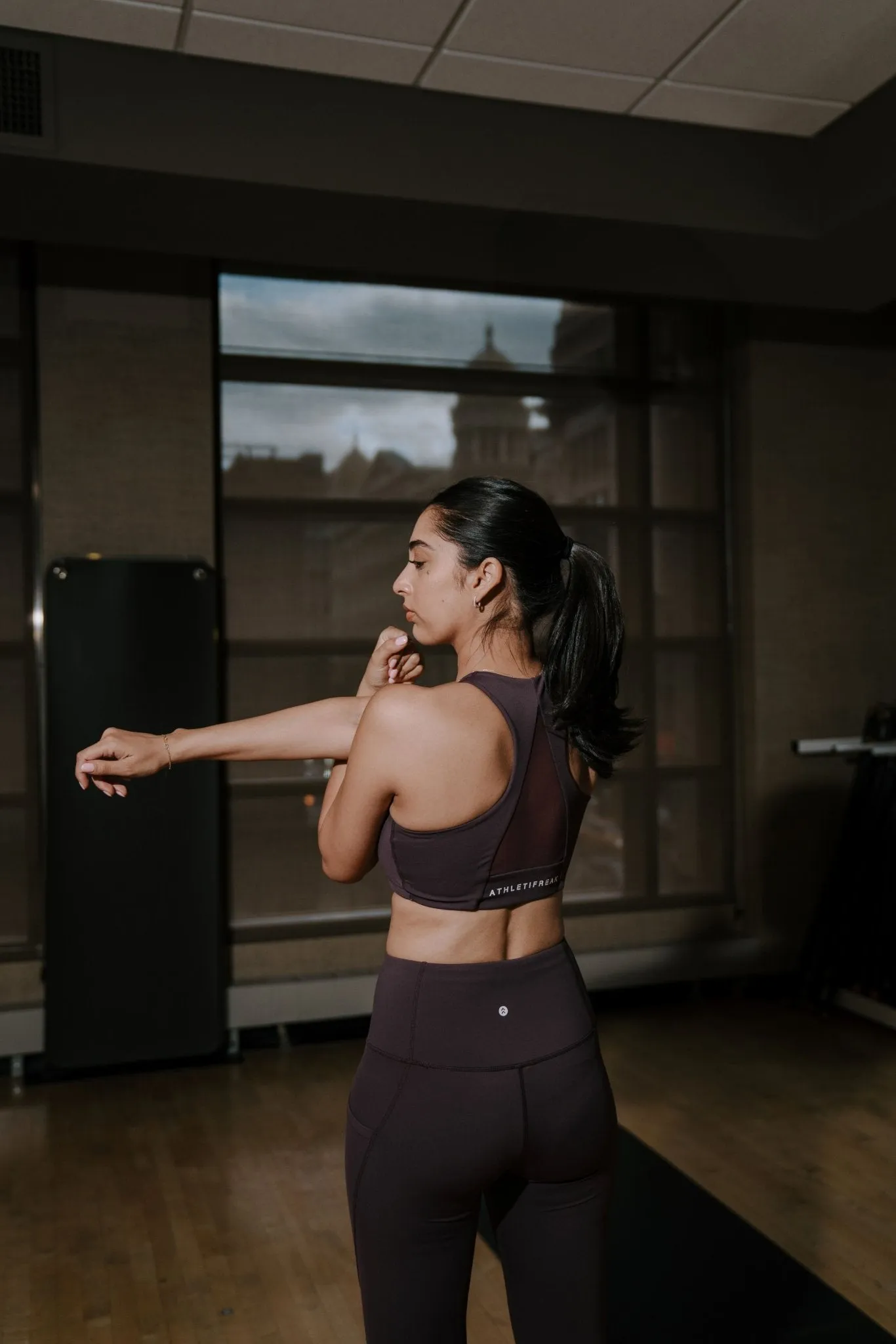 Airflow channels [CORE] Racerback Sportsbra - Merlot