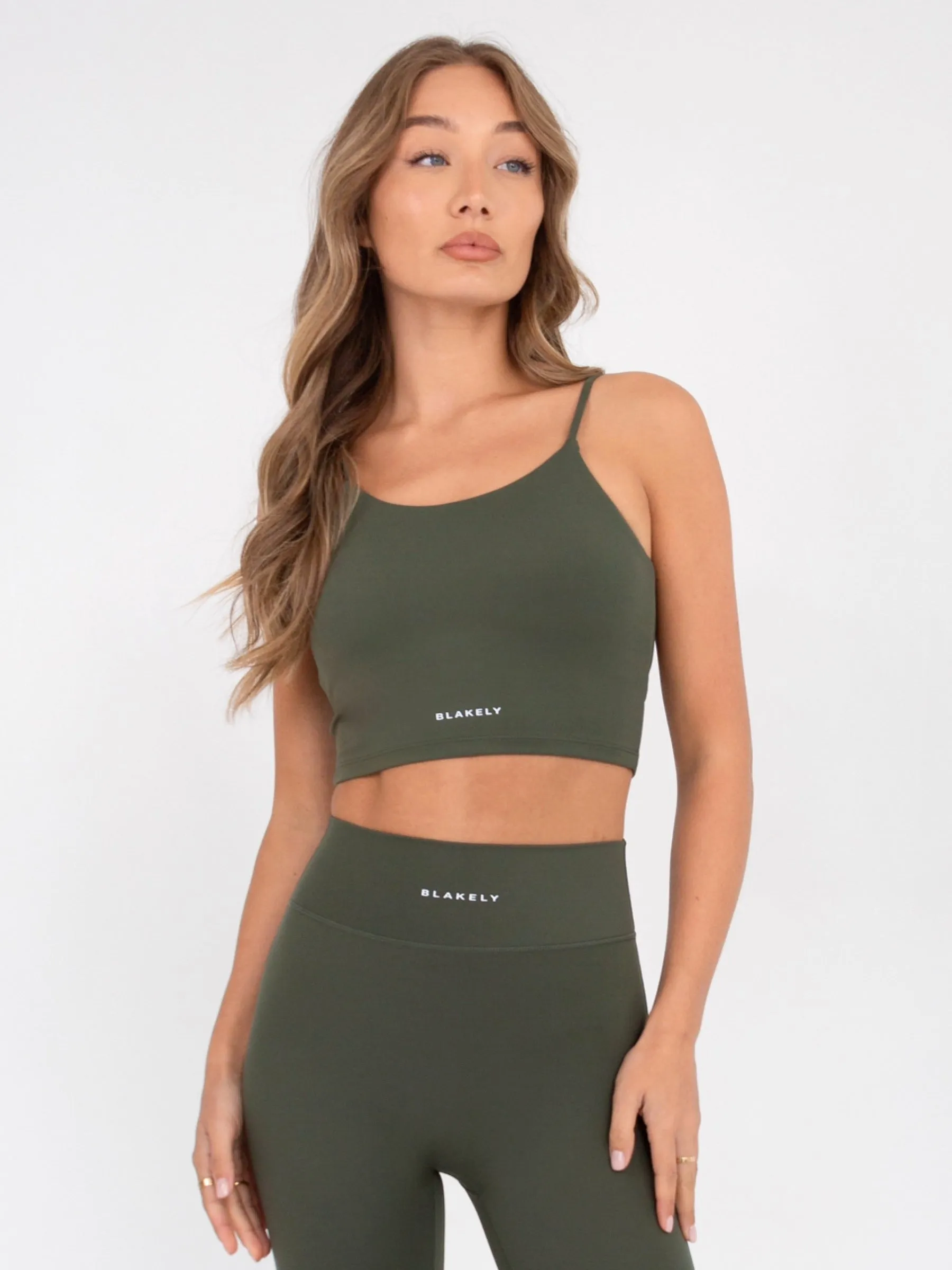 Ultimate Sculpt Bra - Khaki Green Wire-Free Comfort