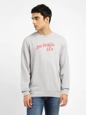 Street Appeal Men's Graphic Print White Crew Neck Sweatshirt