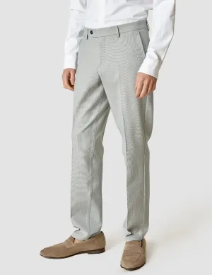 Classic Cut Comfy Wearable Essential Suit Pants Regular Teal Blue