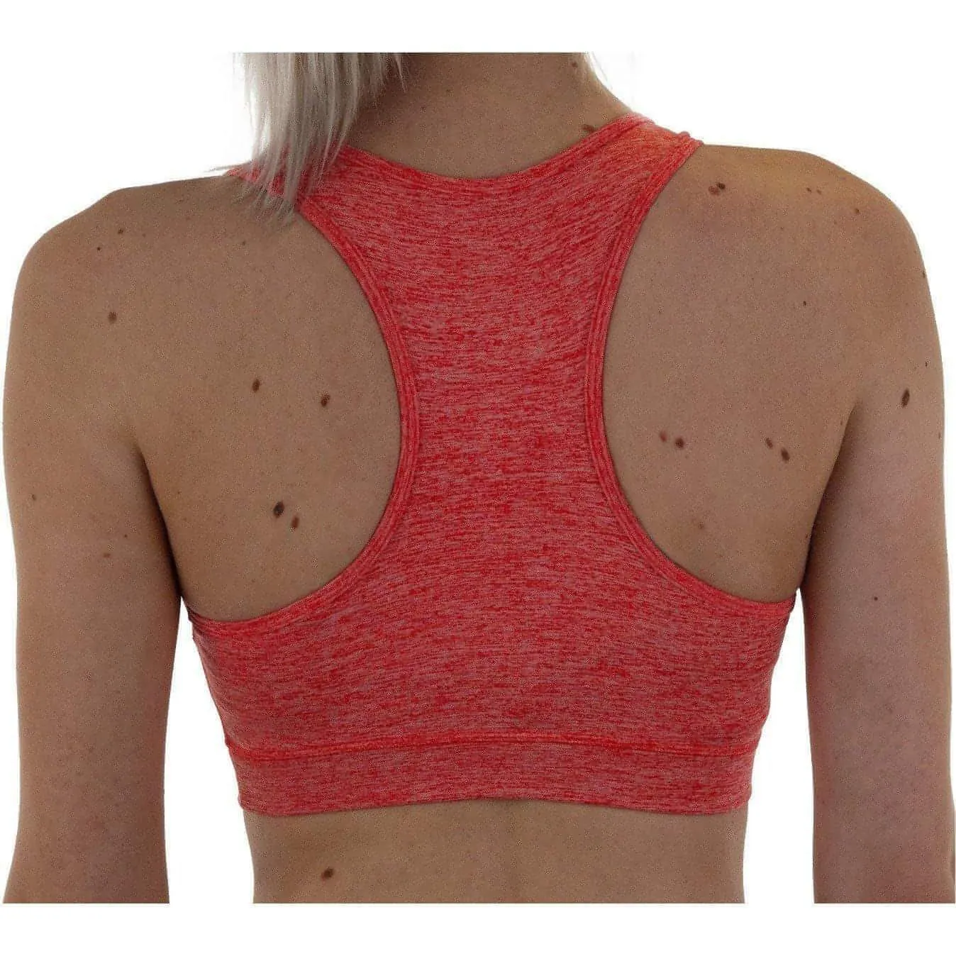 Soft Closure Comfortable Underwire More Mile Train To Run Womens Running Crop Top - Orange
