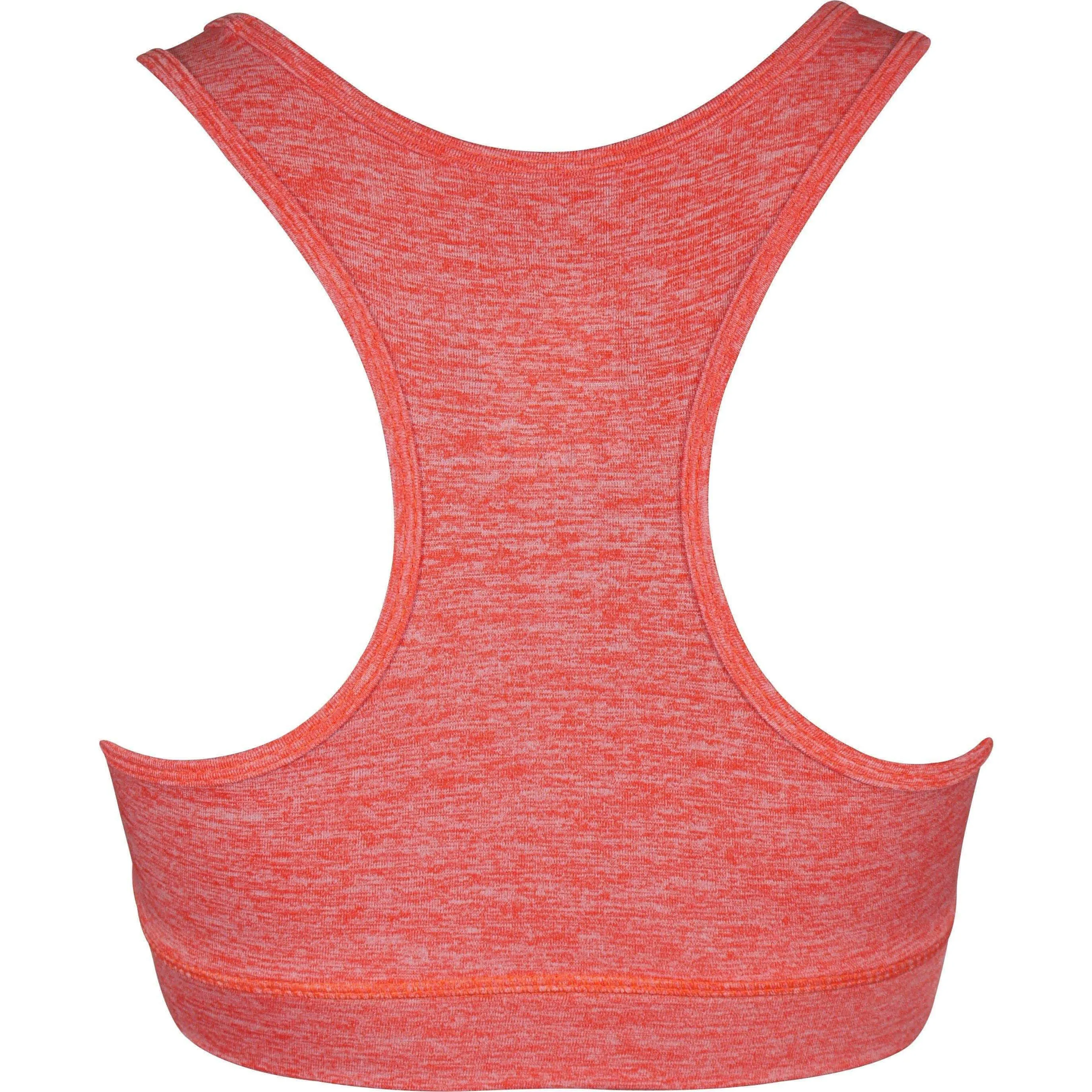 More Mile Train To Run Womens Running Crop Top - Orange All-Day Fit