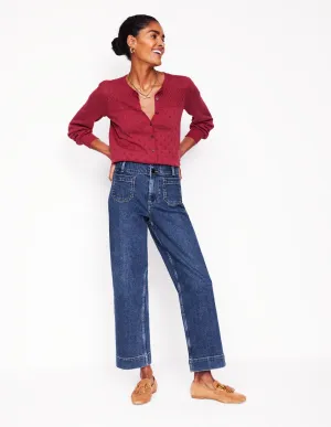 Must Have Wear Primrose Patch Pocket Jeans-Mid Vintage
