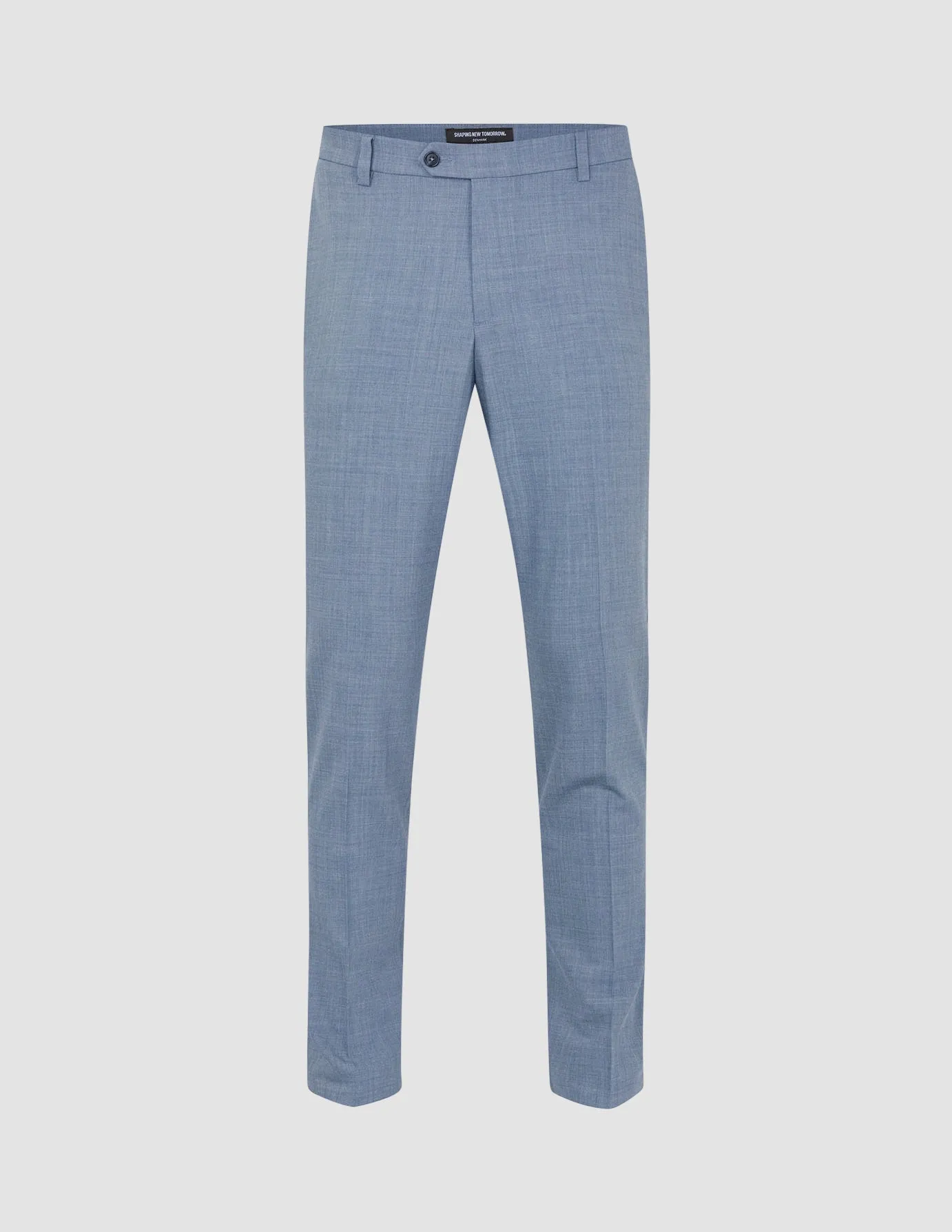 Perfect Layer Slip Resistant Tech Wool Suit Pants Slim Light Blue