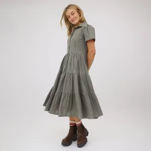 AbrasionResistant Material Ergonomic Pattern Arroyo Dress, Sage