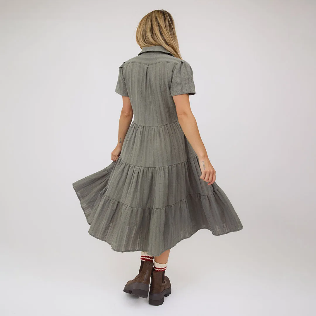 Arroyo Dress, Sage Soft Flow
