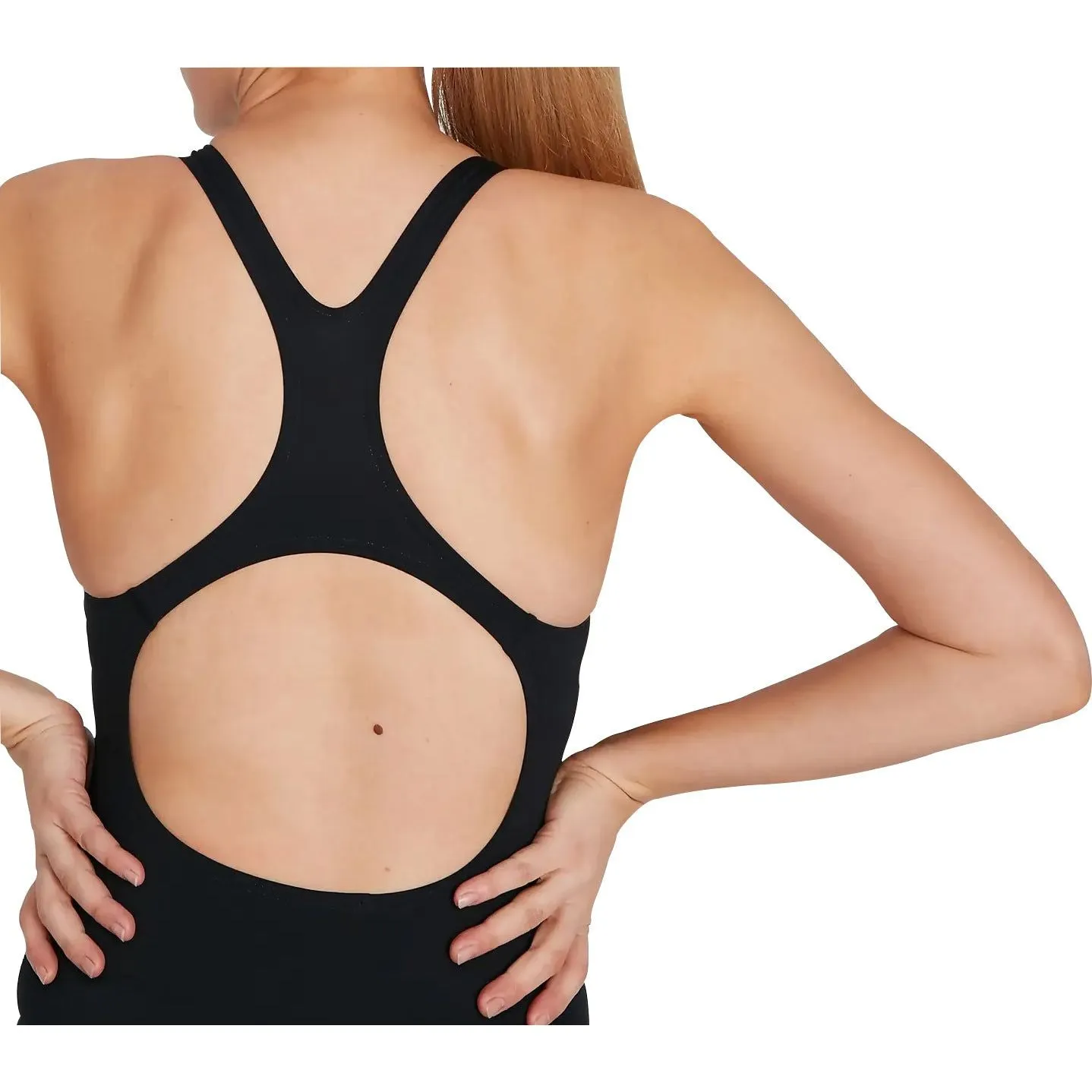 Mesh Lined Padding Compression Fit Technology Speedo Digital Placement Medalist Womens Swimsuit - Blue