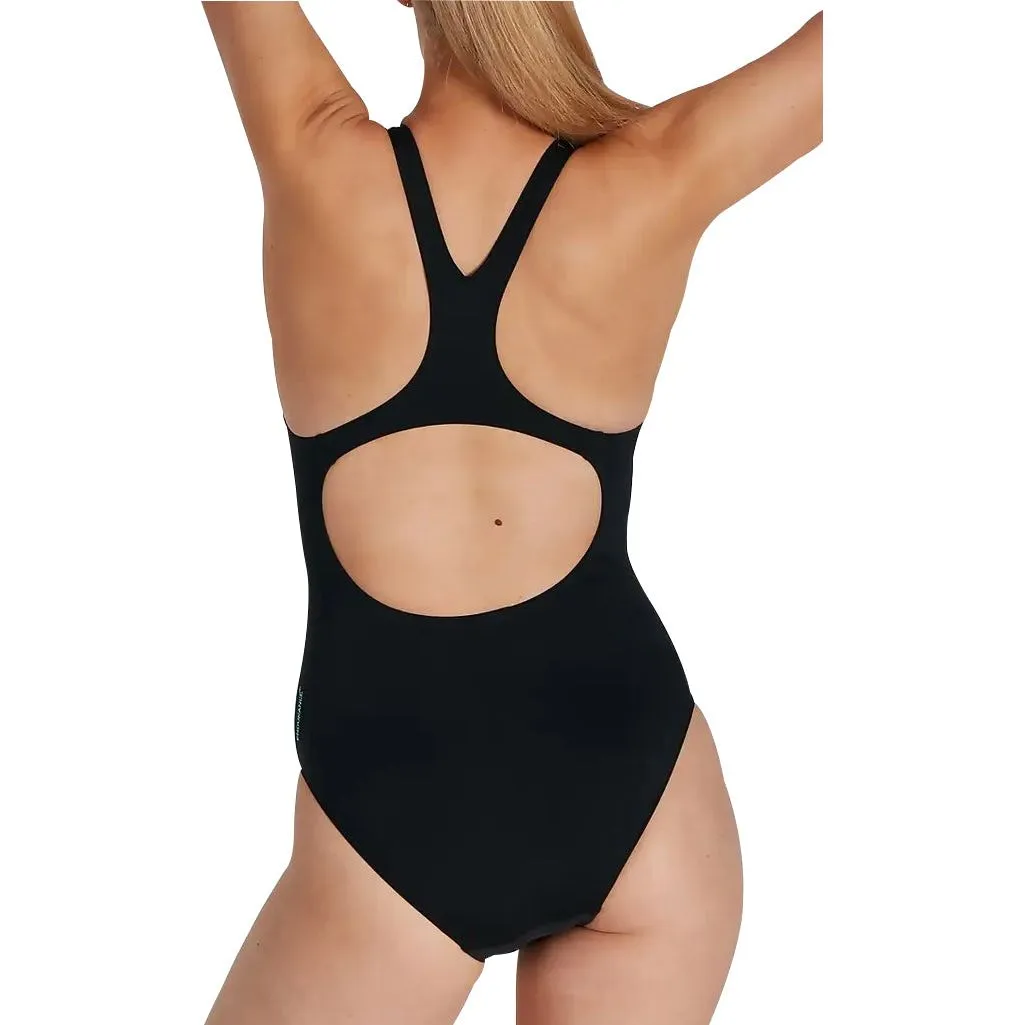 Speedo Digital Placement Medalist Womens Swimsuit - Blue Relaxing Holiday