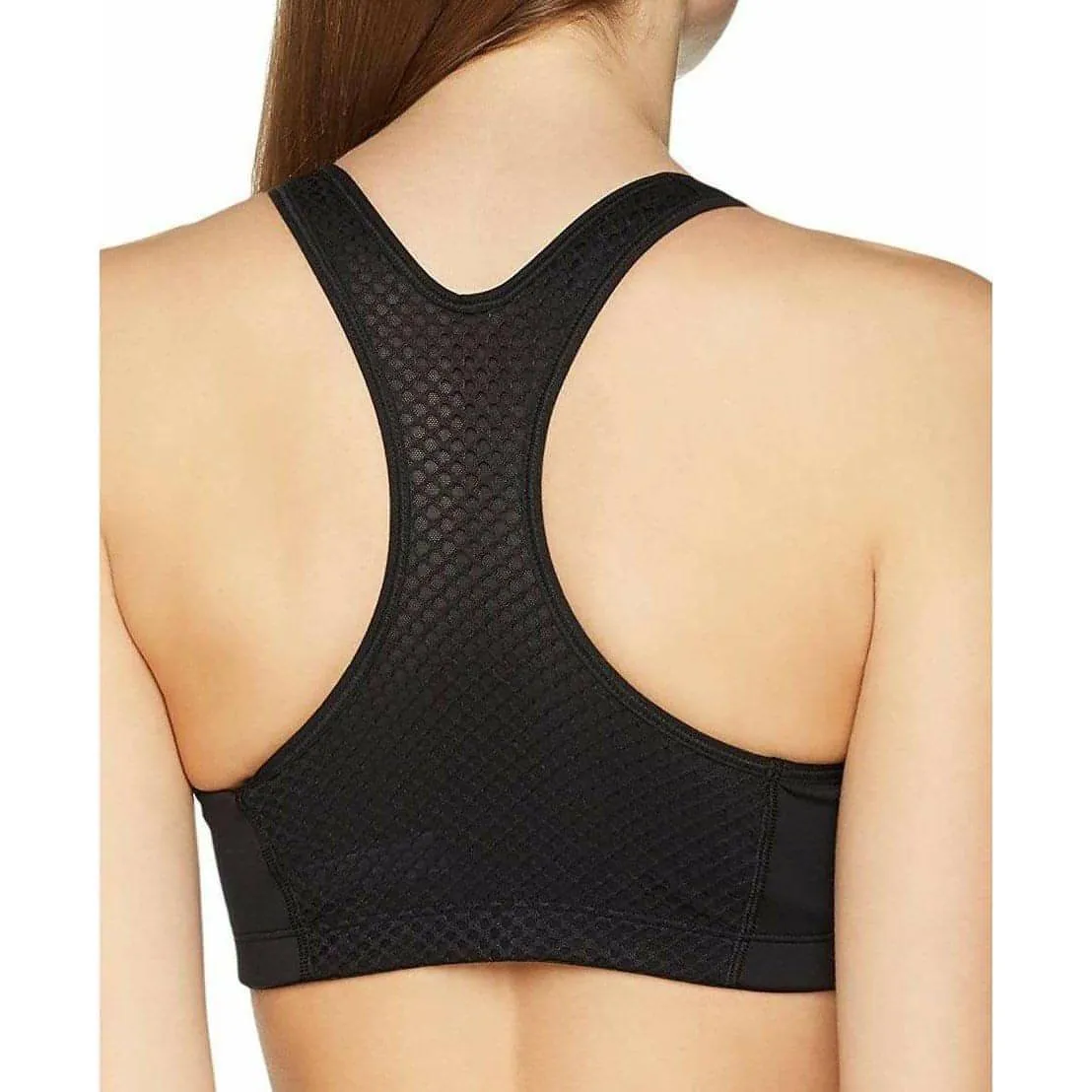 Adjustable band Colorful active clothing Shock Absorber Active Crop Top Womens Sports Bra - Black