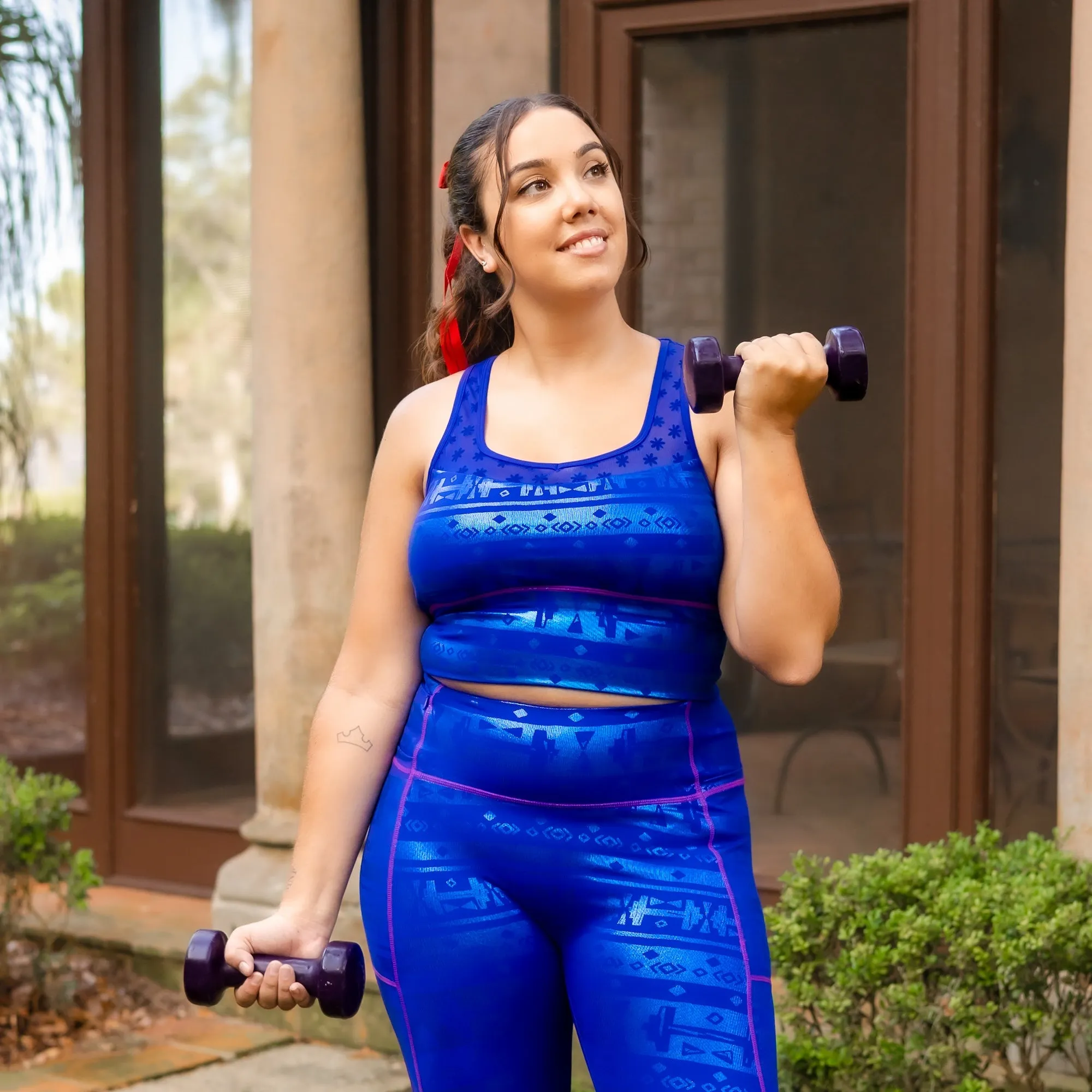 Decorative seams Powerful Hermana Long Sports Bra