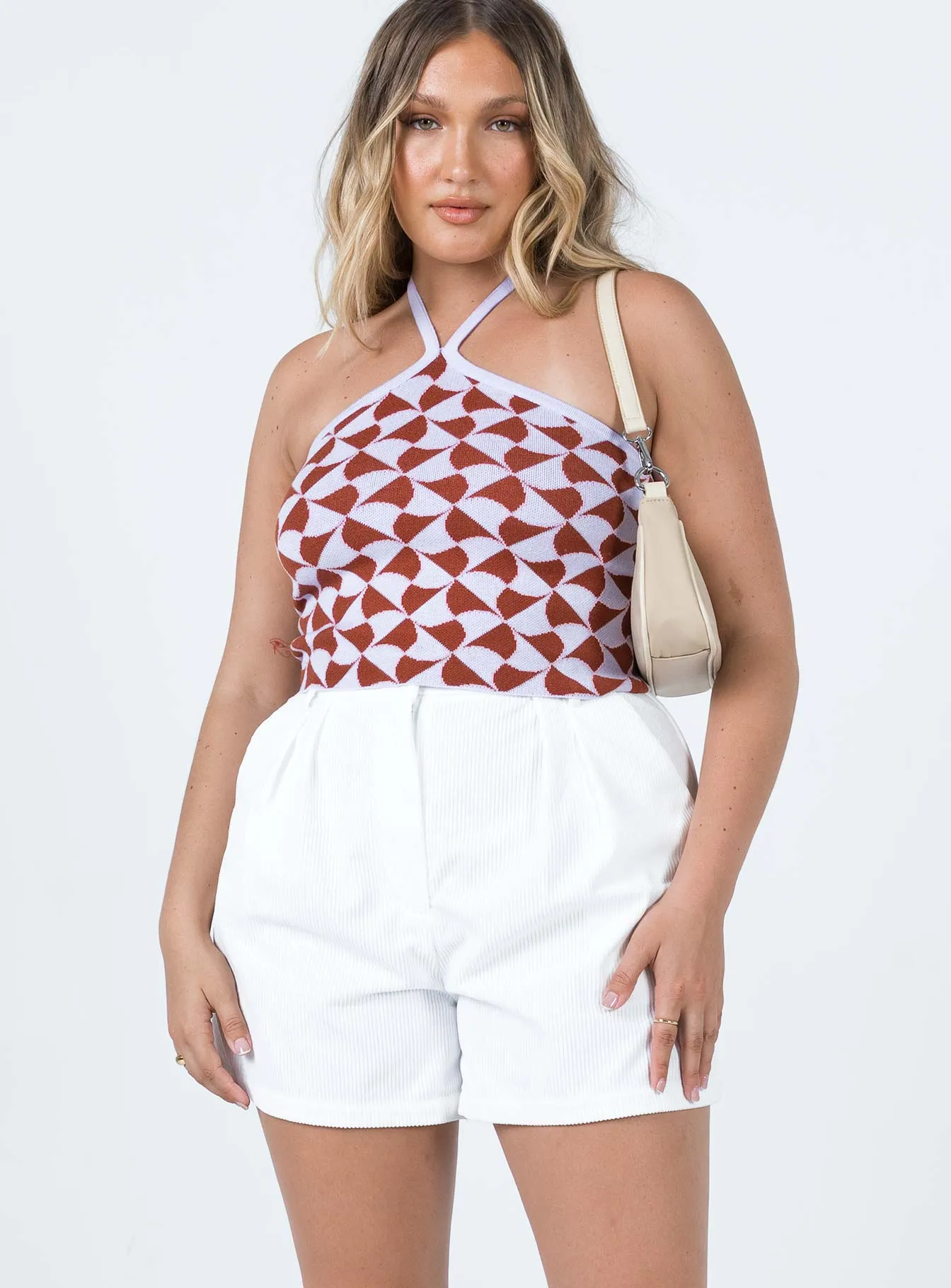 Rhanni Shorts White Easy Cool