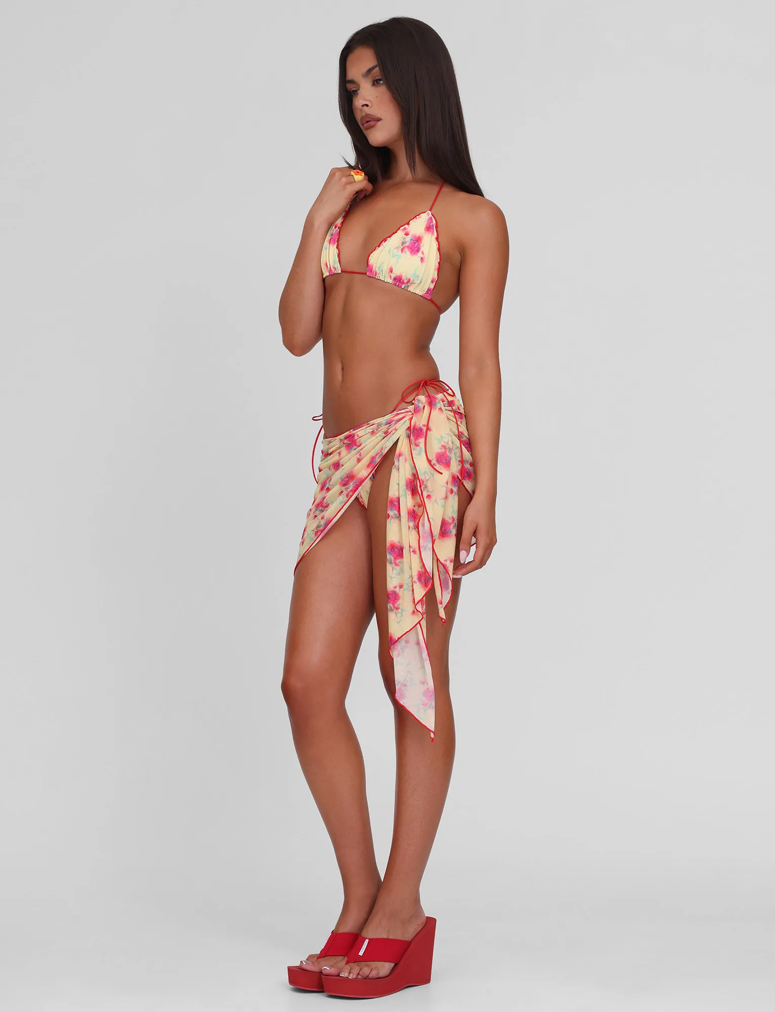 Youthful-Look Deep-Tint AMALIE 2PC BIKINI BOTTOM - SUMMER BLOSSOM