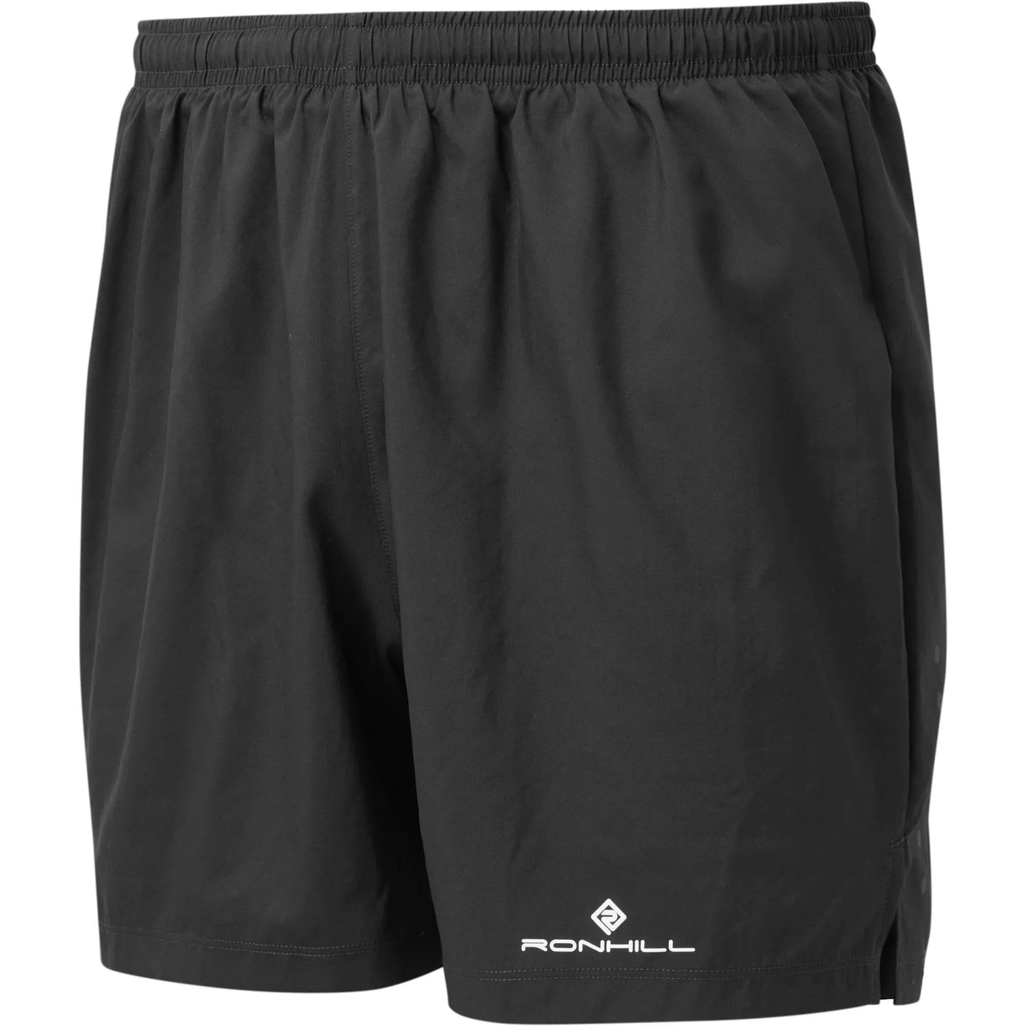 Ronhill Core 5 Inch Mens Running Shorts - Black Sustainable Manufacturing Durable Stitching