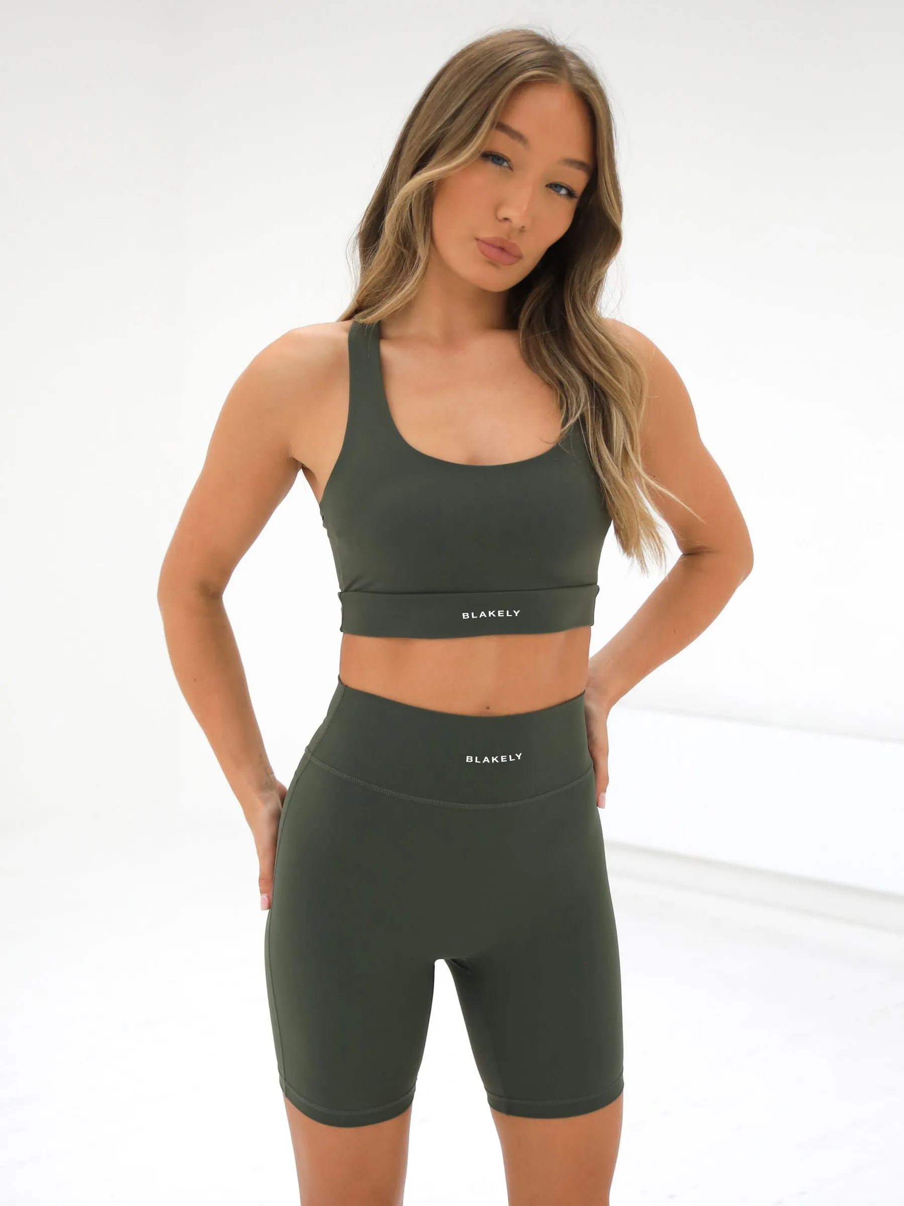 Lounge Wear Ultimate Active Shorts - Khaki Green