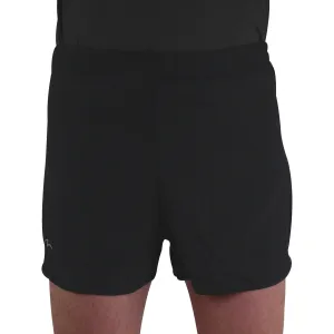 More Mile Racer Split Mens Running Shorts - Black BreathableWebbing