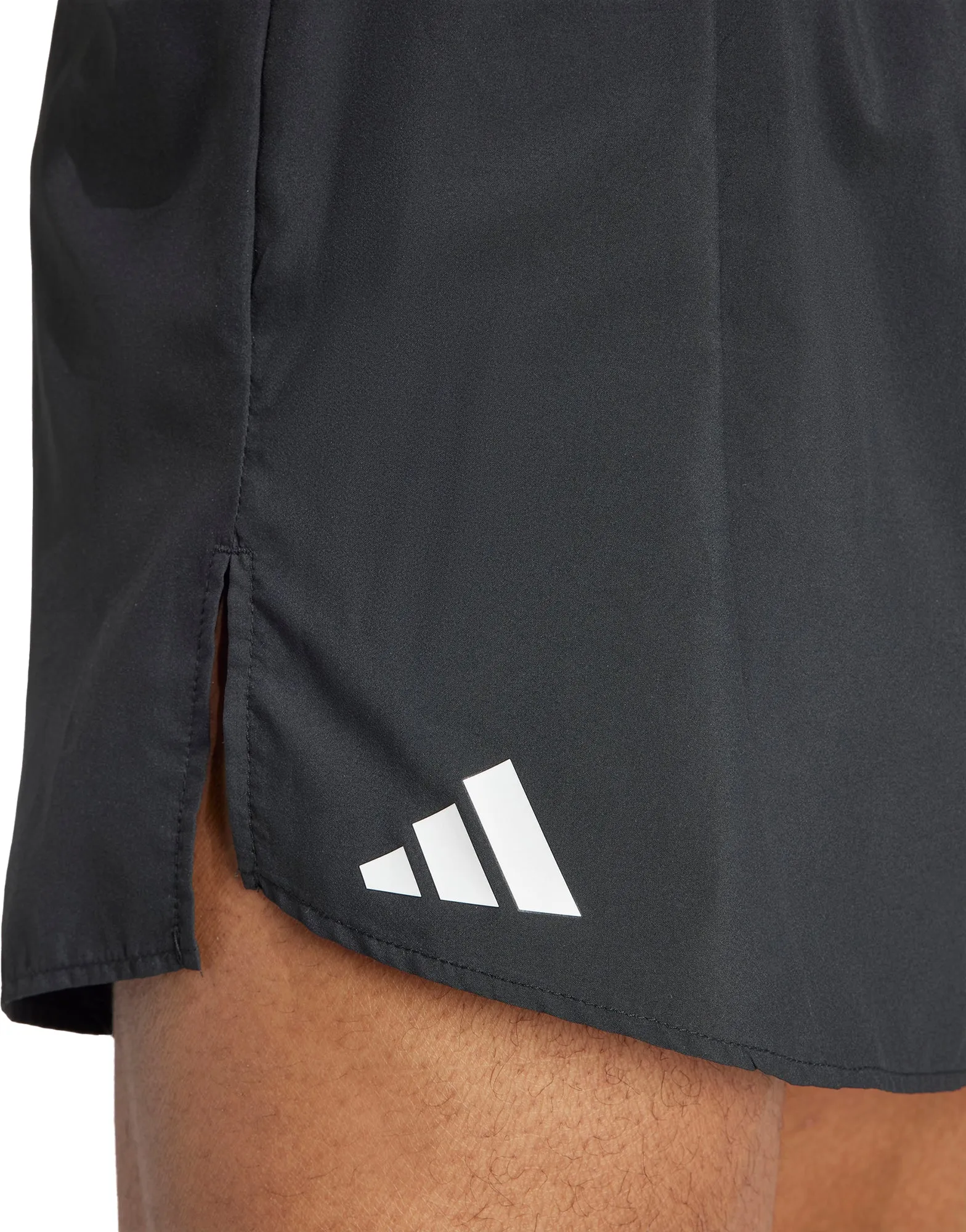 Bonded Seam Technology Father's Day gift adidas Adizero Essentials Mens Running Shorts - Black