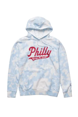 Eco Conscious Material BOATHOUSE Philly Tie-dye Unisex HOODIE