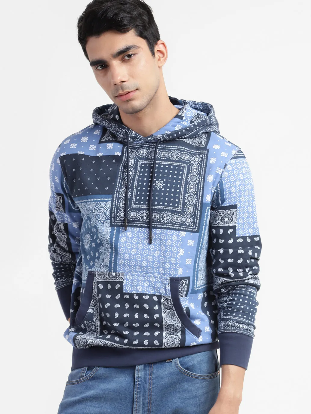 Men's Ethnic Motifs Hooded Sweatshirt Lifestyle Wear Beaver like