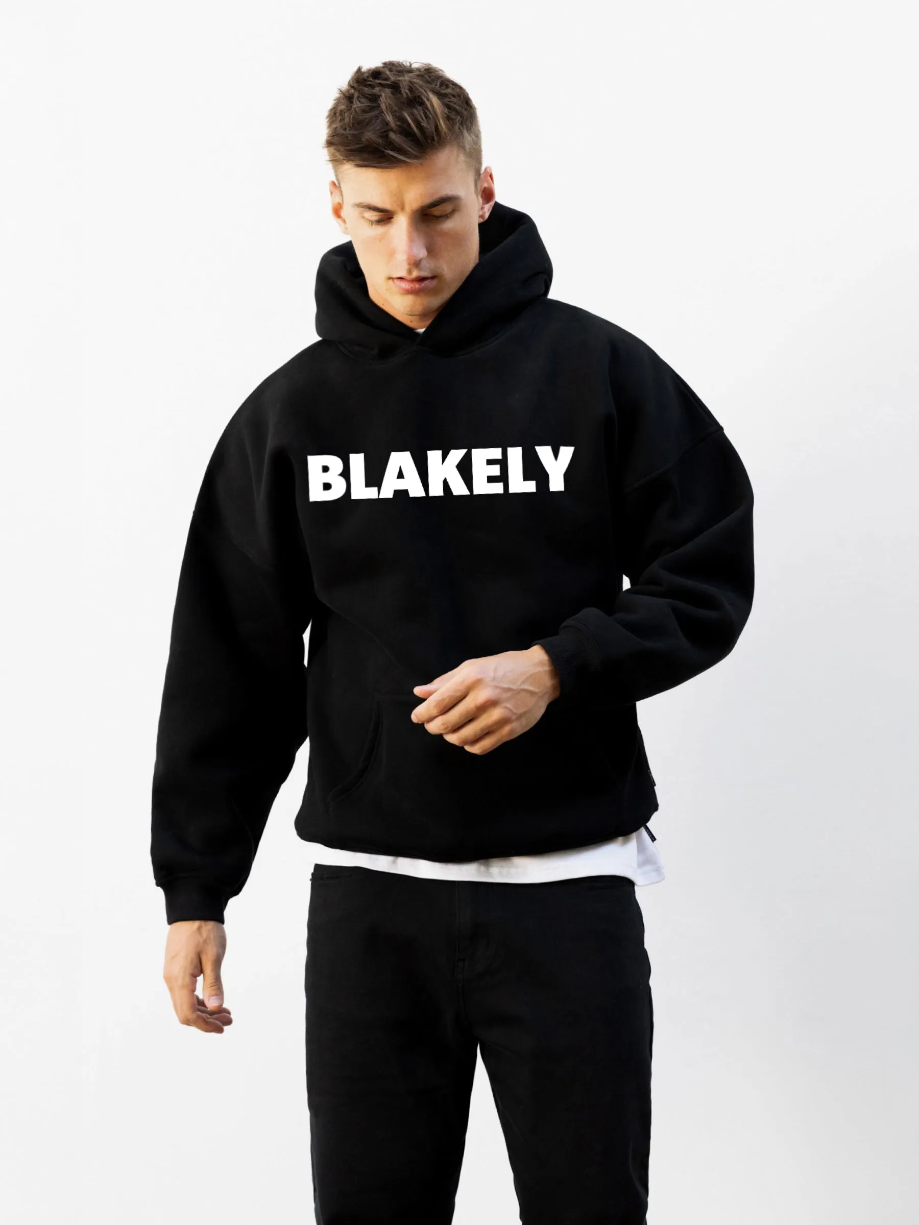 Party casual Studio Relaxed Hoodie - Black