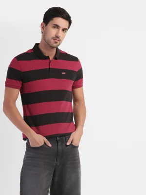 Men's Colorblock Polo T-shirt AntiBacterial Coating Smart Office