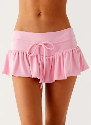 Calm Energy Chic Balance Landon Mini Skort - Pink
