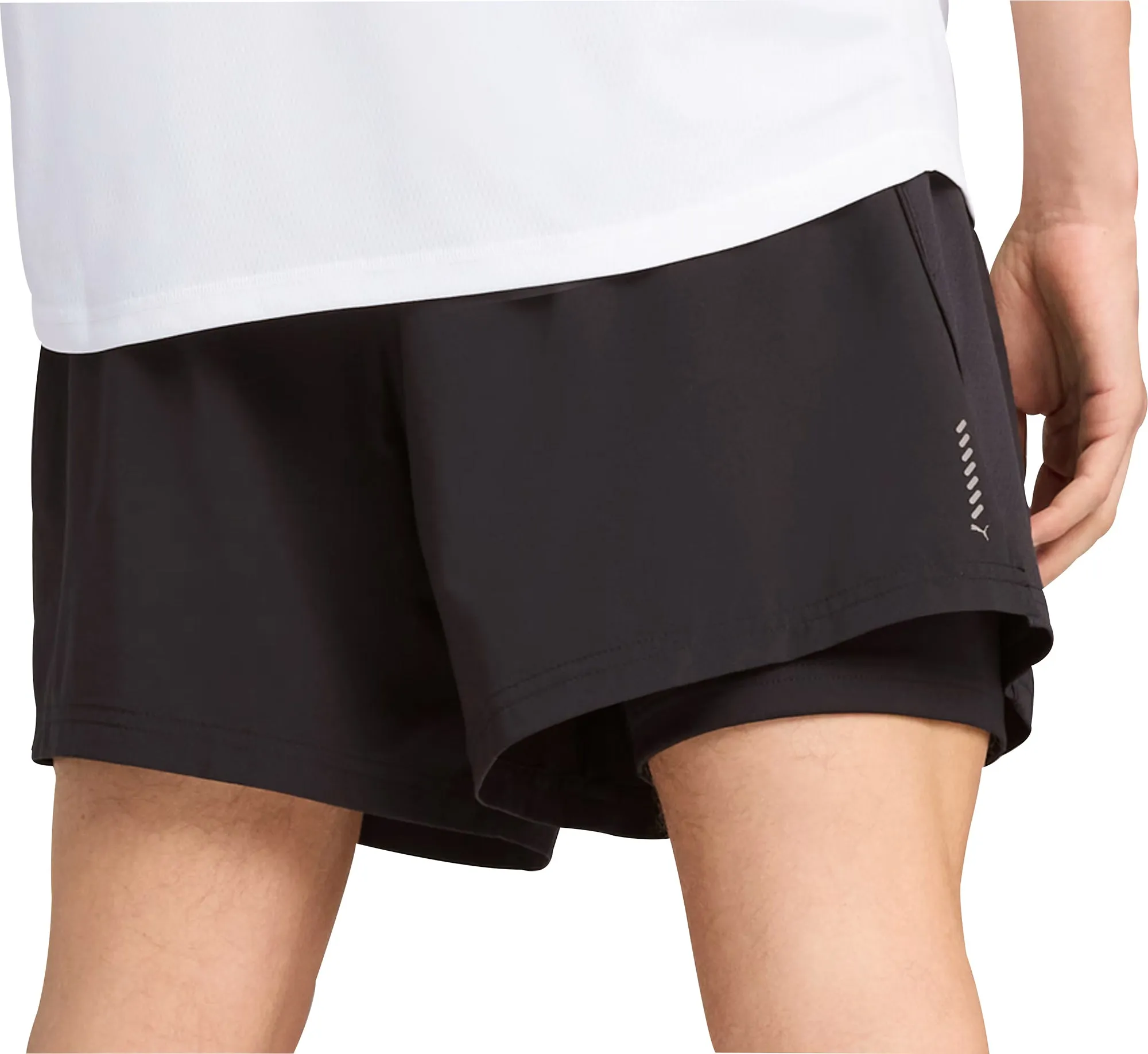 Puma Velocity 2 In 1 Mens Running Shorts - Black volleyball outfit Durable Feel