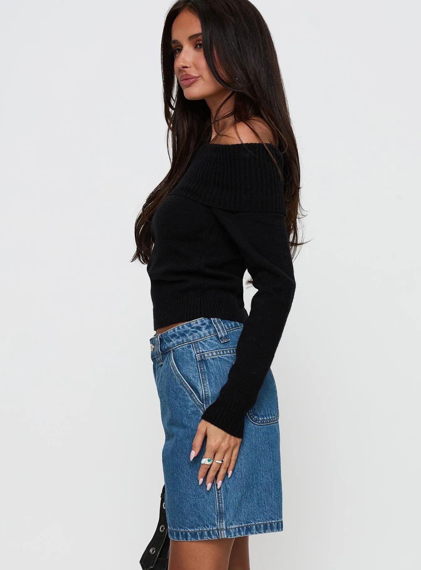 All weather Chill Fit Hurricanes Longline Denim Shorts Mid Wash