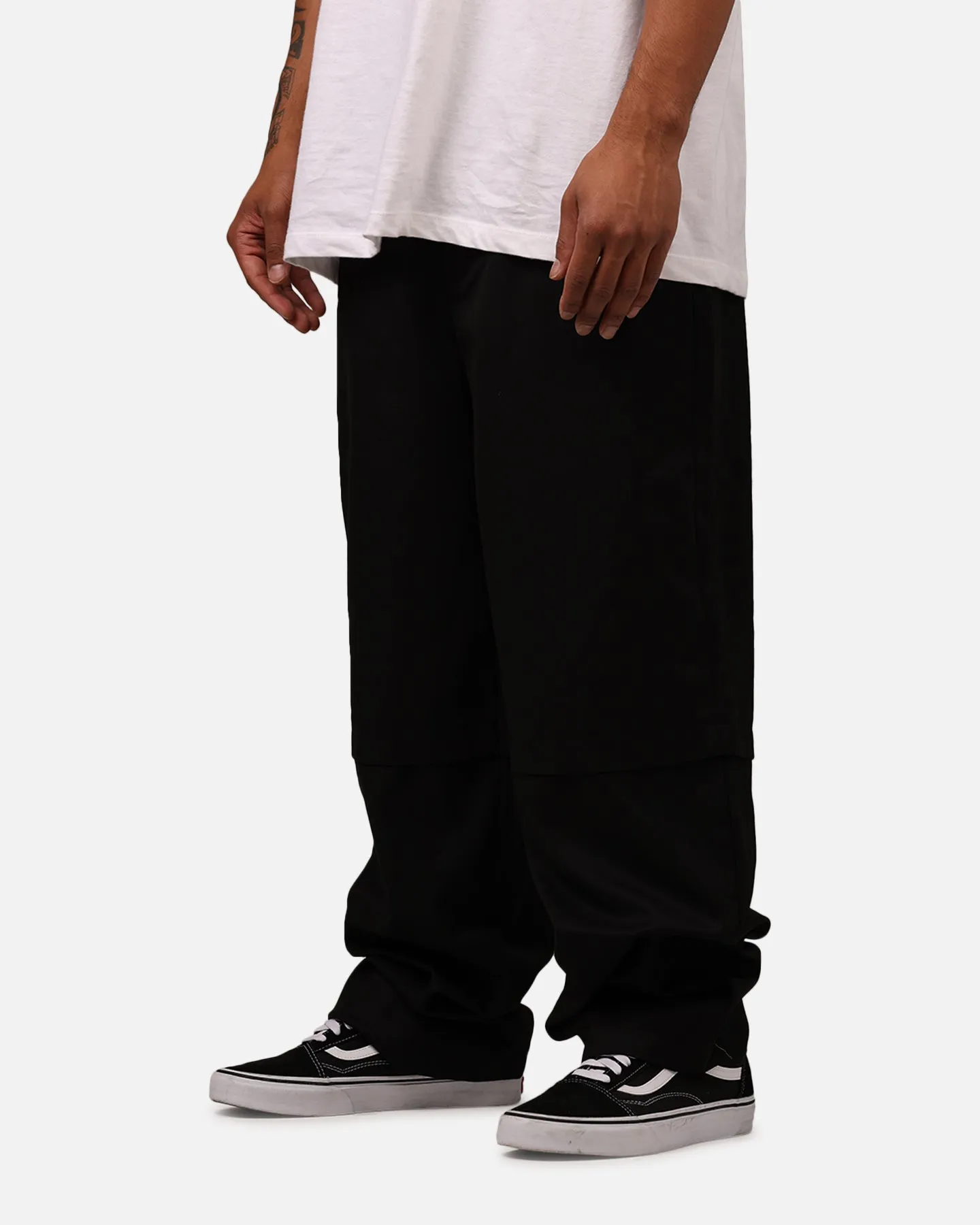 MNML Hello Preppy Pants Black Trend Setter Road Trip Casual Daily Attire