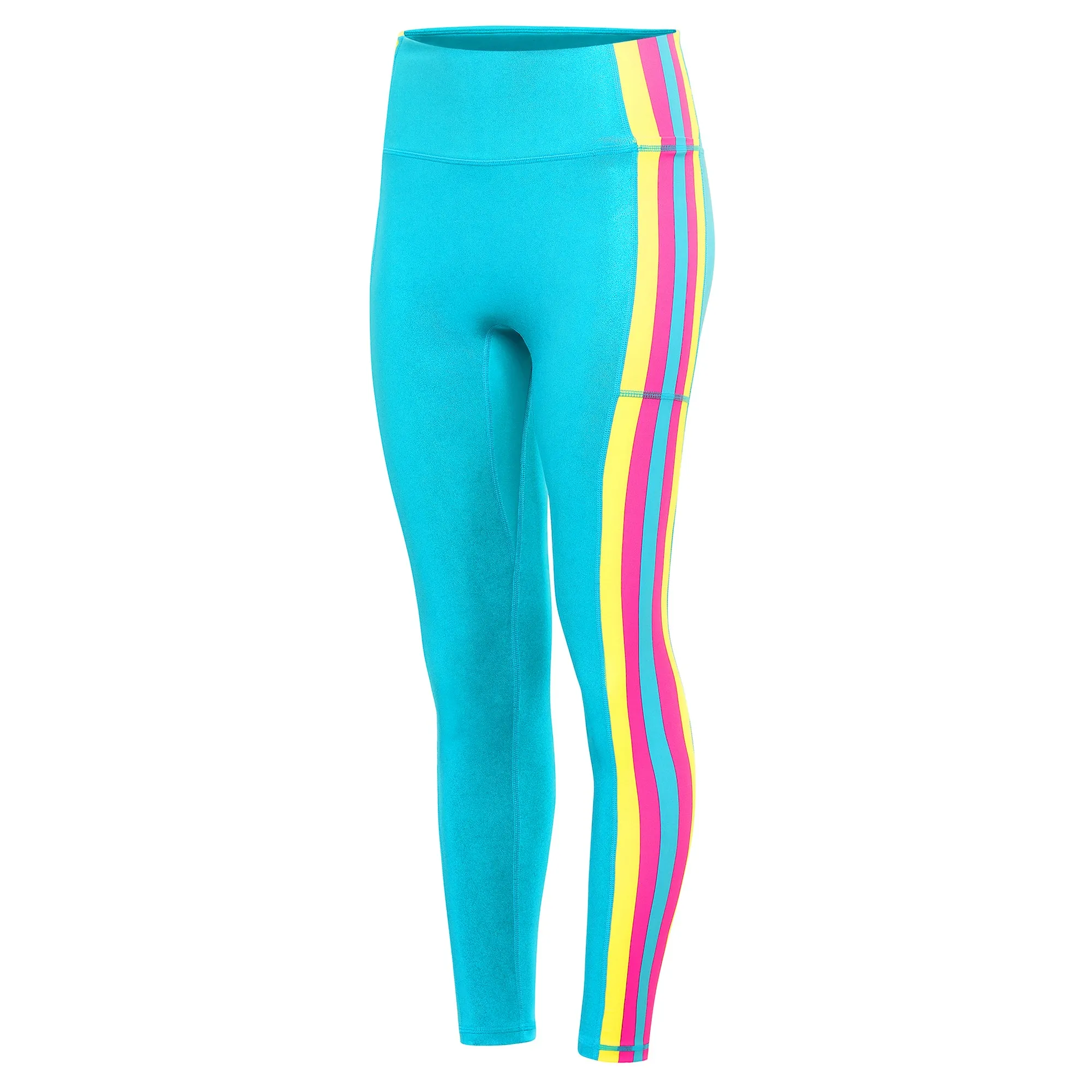 Budget Friendly Morning Stretch Barbara Girl Leggings - Blue